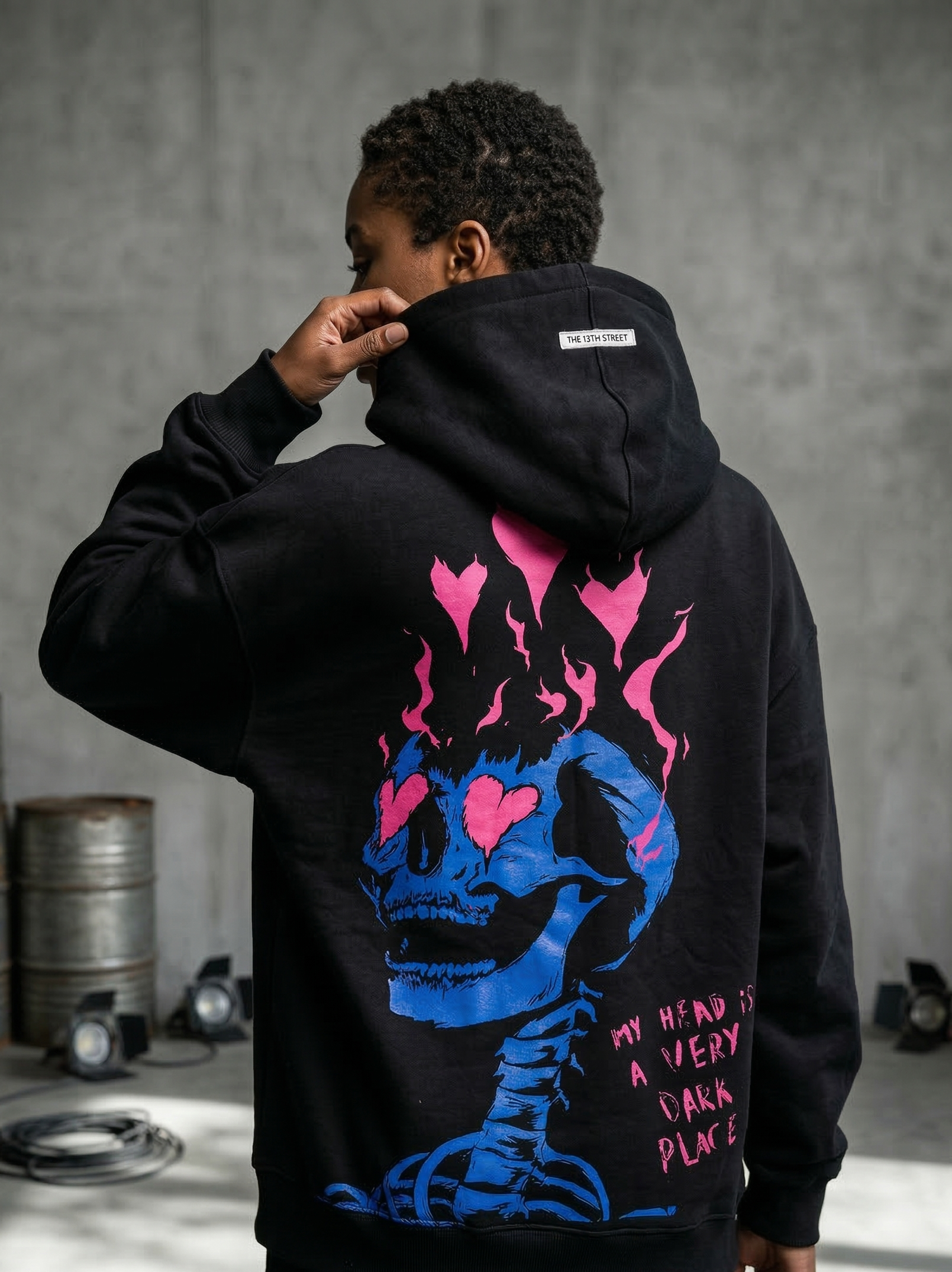 The Midnight Oversized Hoodie - Heavyweight The 12th street